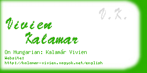 vivien kalamar business card